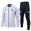 25/26 Napoli light gray  long zipper  Training Jacket Set