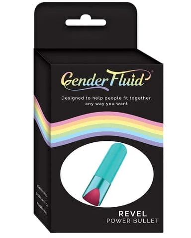 Pornhint Gender Fluid Revel Power Bullet - Teal