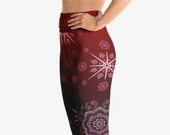 pornhint Pornhint Dot Mandala High Waist Printed Patterned Leggings