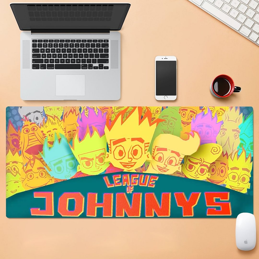 Johnny Test Mouse Pad Extended Large Mouse Pad for Game Office Home Use