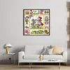 Red Riding Hood And Grandma Wolf-14CT Stamped Cross Stitch Egyptian Cotton 30*30cm/11.81*11.81in tapestrymarket