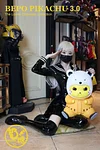 1/1 & Mini Scale Angry Bepo Cosplay Pikachu 3.0 - Pokemon ONE PIECE Resin Statue - TOFFEE Studios