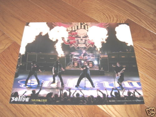 Saliva Cool Promo 8x10 Live Color Photo Poster painting #1 Josey Scott