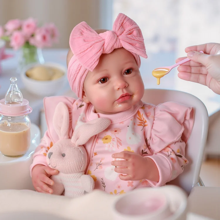 Babeside Quiet Reborn Baby Carina 20" Little Infant Girl Best Gift for Kids