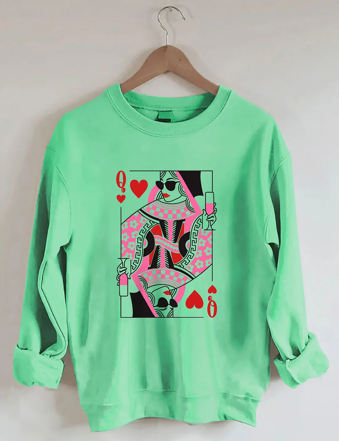 Queen Of Hearts Sweatshirt