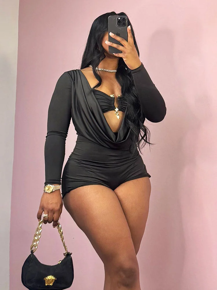 Plunge Romper