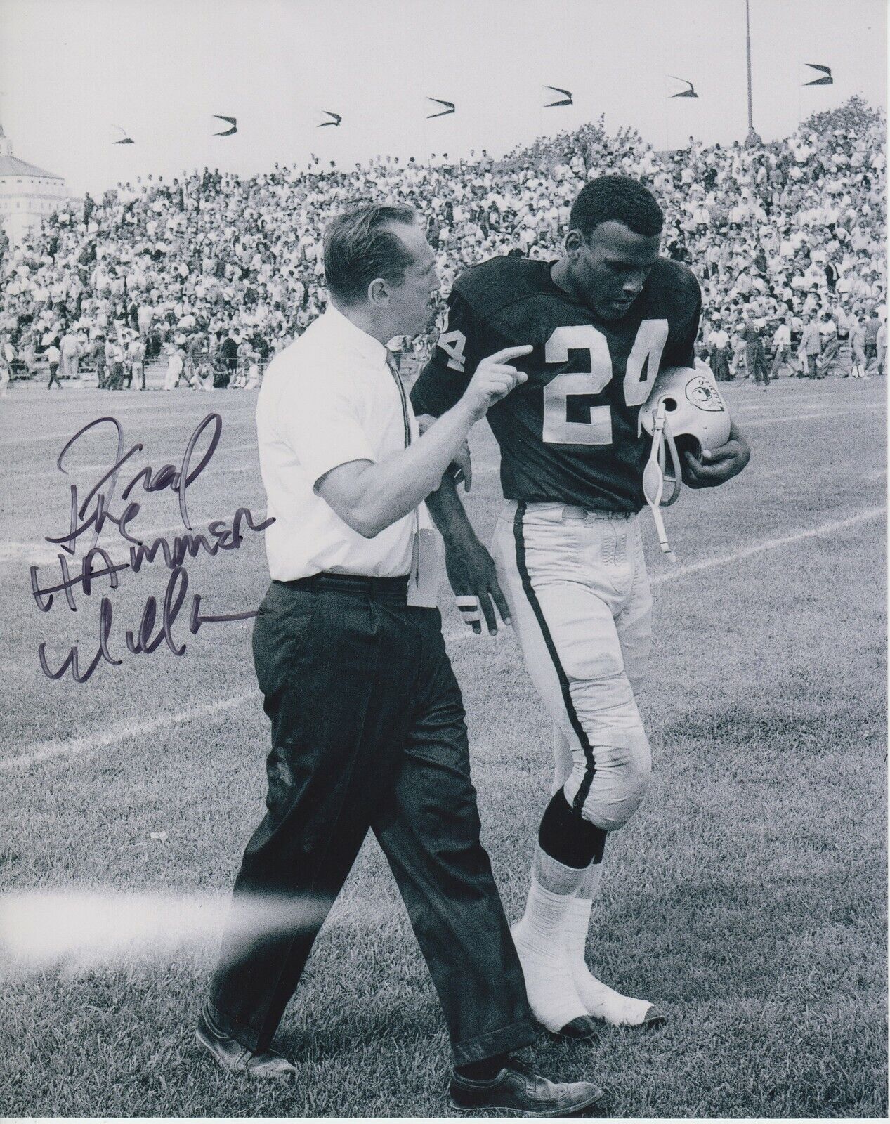 Fred Williamson #0 8x10 Signed Photo Poster painting w/ COA Oakland Raiders