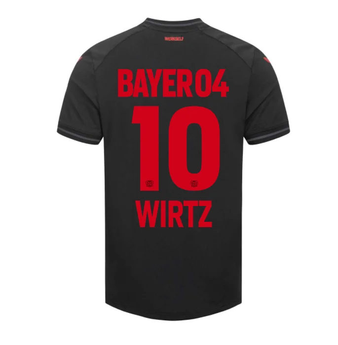 Bayer Leverkusen Florian Wirtz 10 Home Shirt Kit 2023-2024