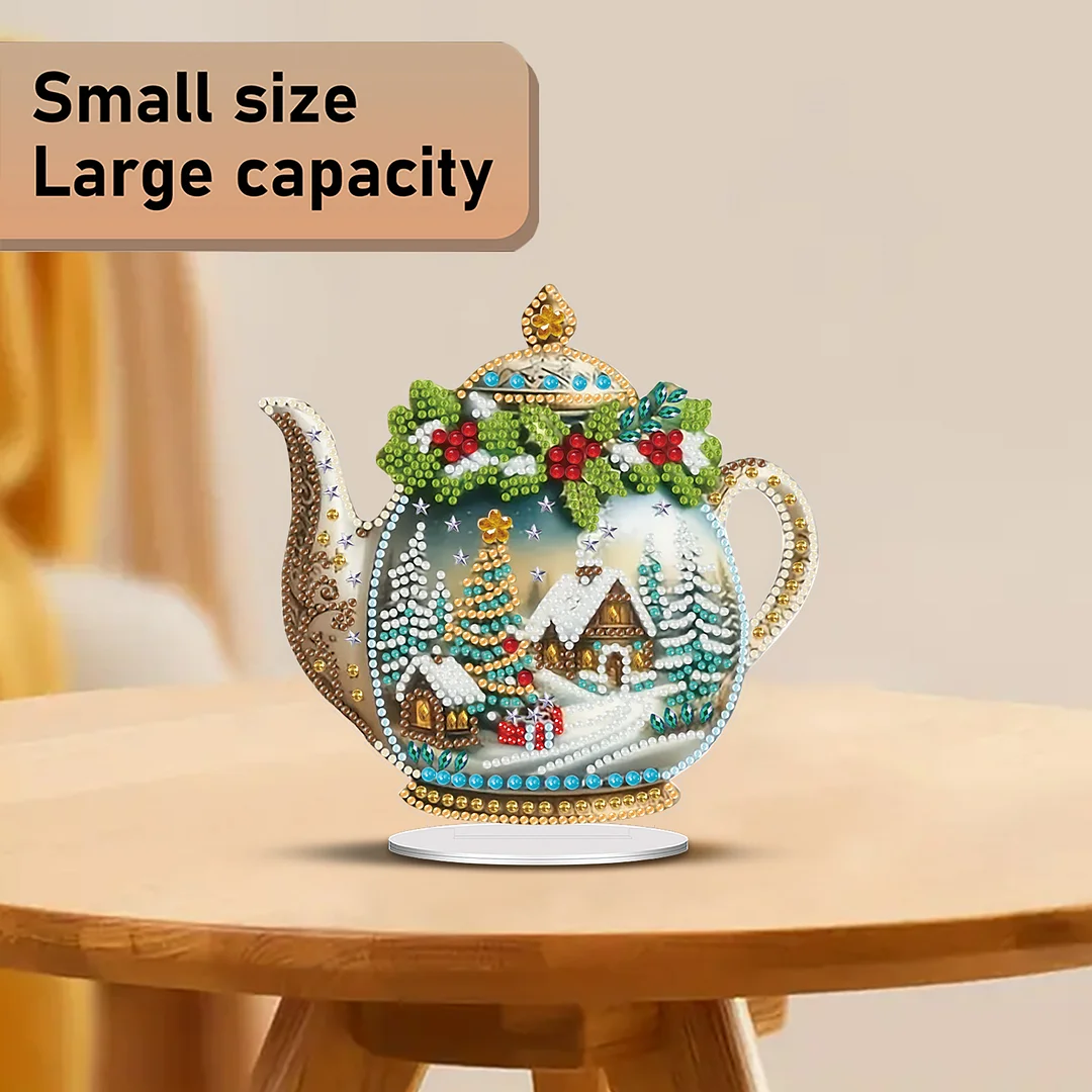 2D Flat DIY Cup Desktop Diamond Art Kits Bedroom for Home Office Desktop Decor