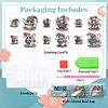 6PCS DIY Diamond Art Greeting Cards Christmas Gnome Congratulations Cards & Gift