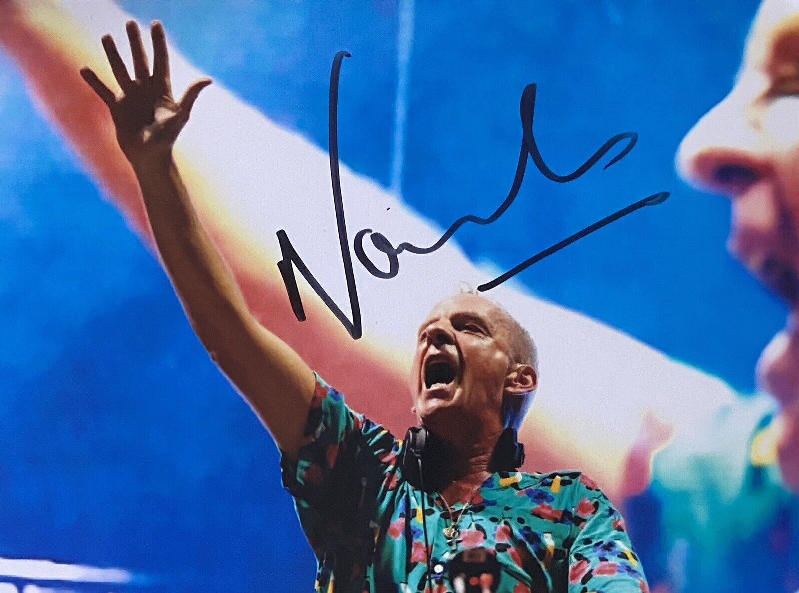 Norman Cook Genuine Hand Signed Fatboy Slim 6X4 Photo Poster painting