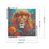 Diamond Painting-DIY Full Round Drill Lion(40*40 CM)