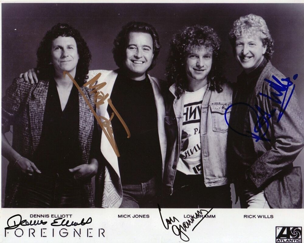 Foreigner signed 8x10 autographed Photo Poster painting reprint