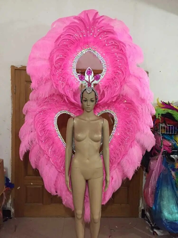VCshoes Latin Dance Samba Accessories Exquisite Headdress Feathers Delicate Dance Shows Accessories