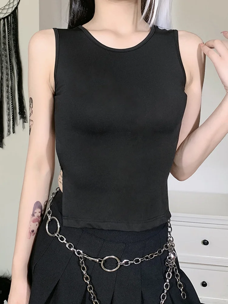 Churchf Churchf Ins Sexy Back Show Waist Strap Small Vest Summer New Inside With Sleeveless Small Vest