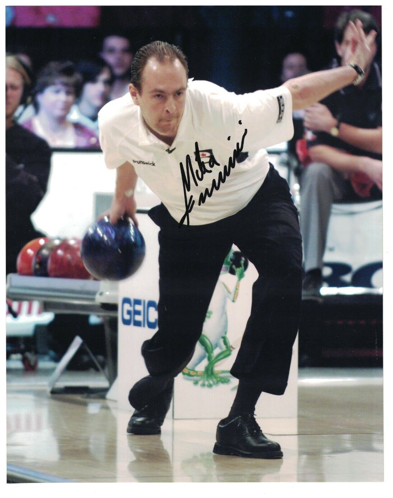 Mika Koivuniemi Signed Autographed 8x10 Photo Poster painting Professional Bowler Bowling