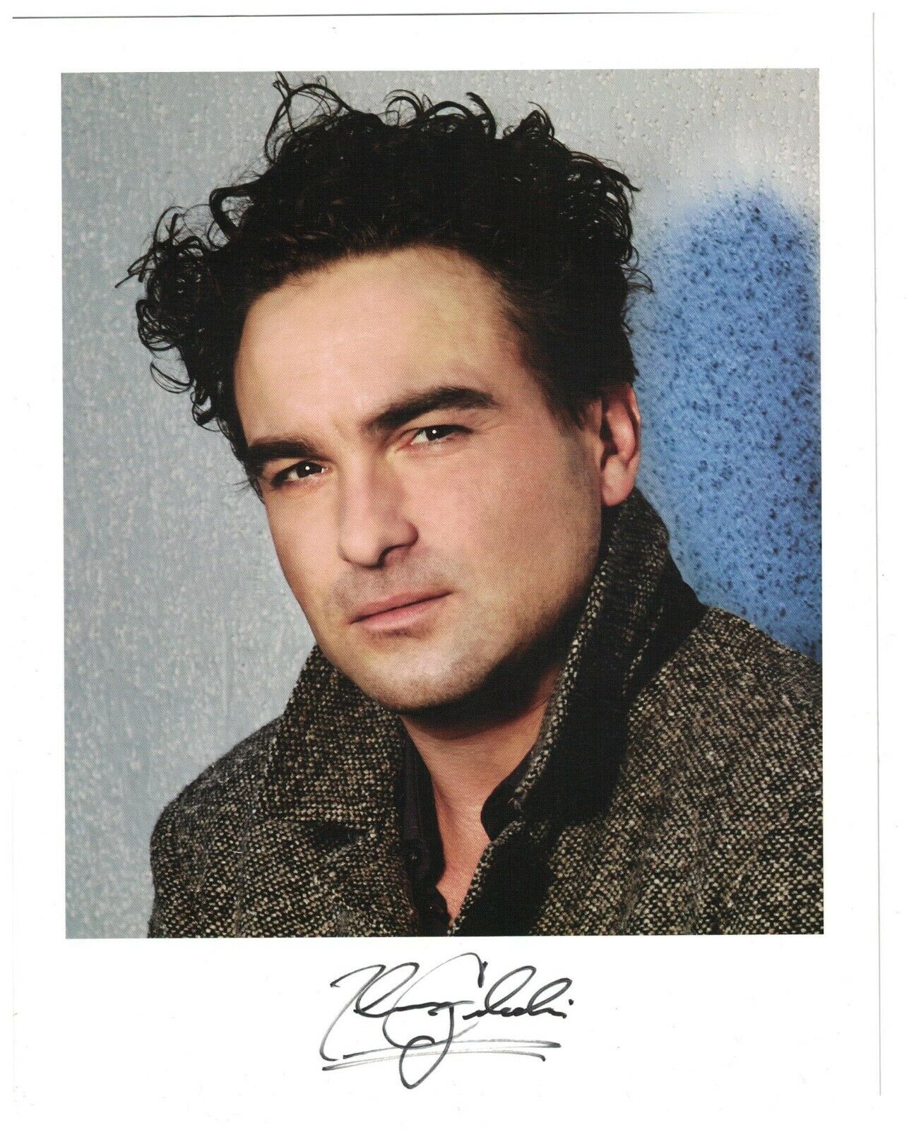 Johnny Galecki Signed Autographed 8x10 Photo Poster painting Actor The Big Bang Theory