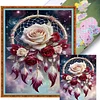 (US Only)Dream Catcher Printed Cross Stitch Kit 40x50cm DIY 14CT Thread Art Needlework