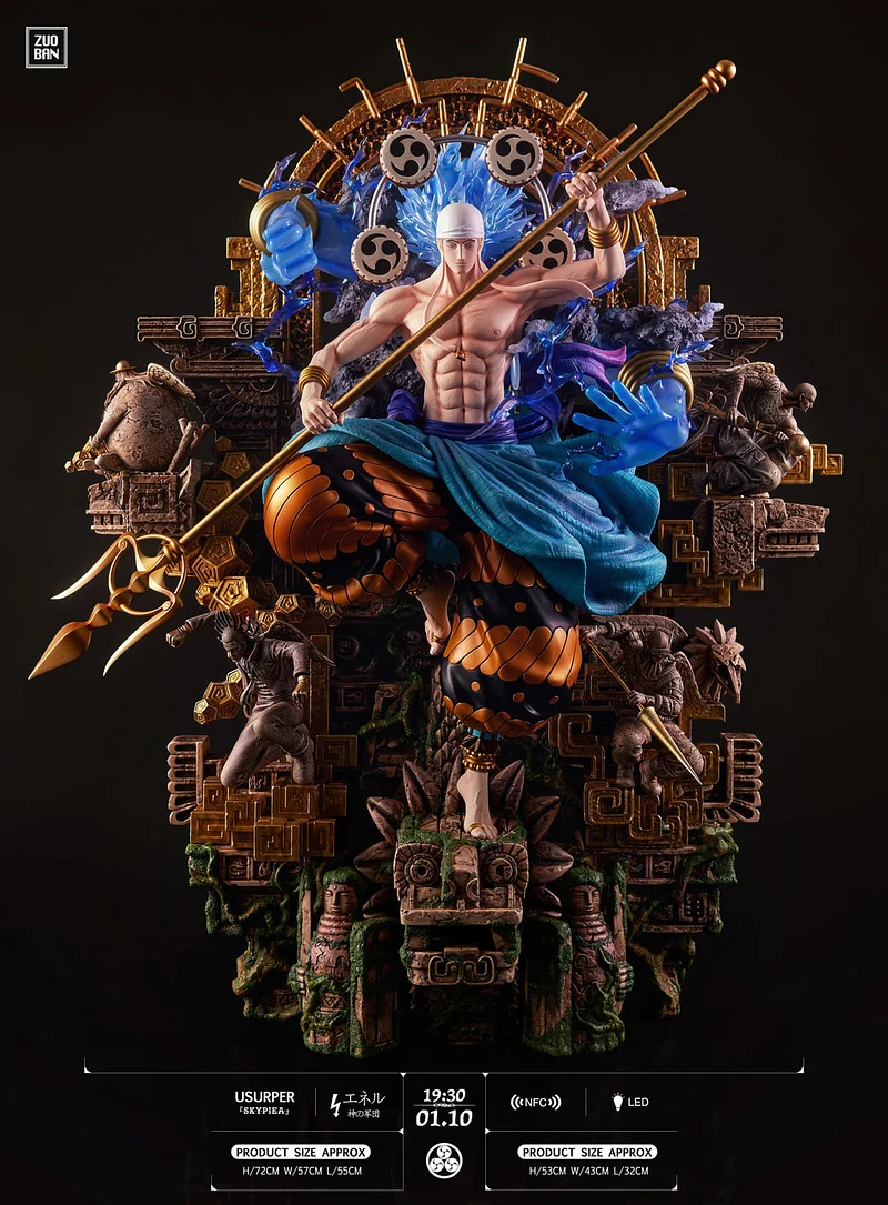 DOD Studio One Piece Enel PVC Collection Model Statue Anime Figure