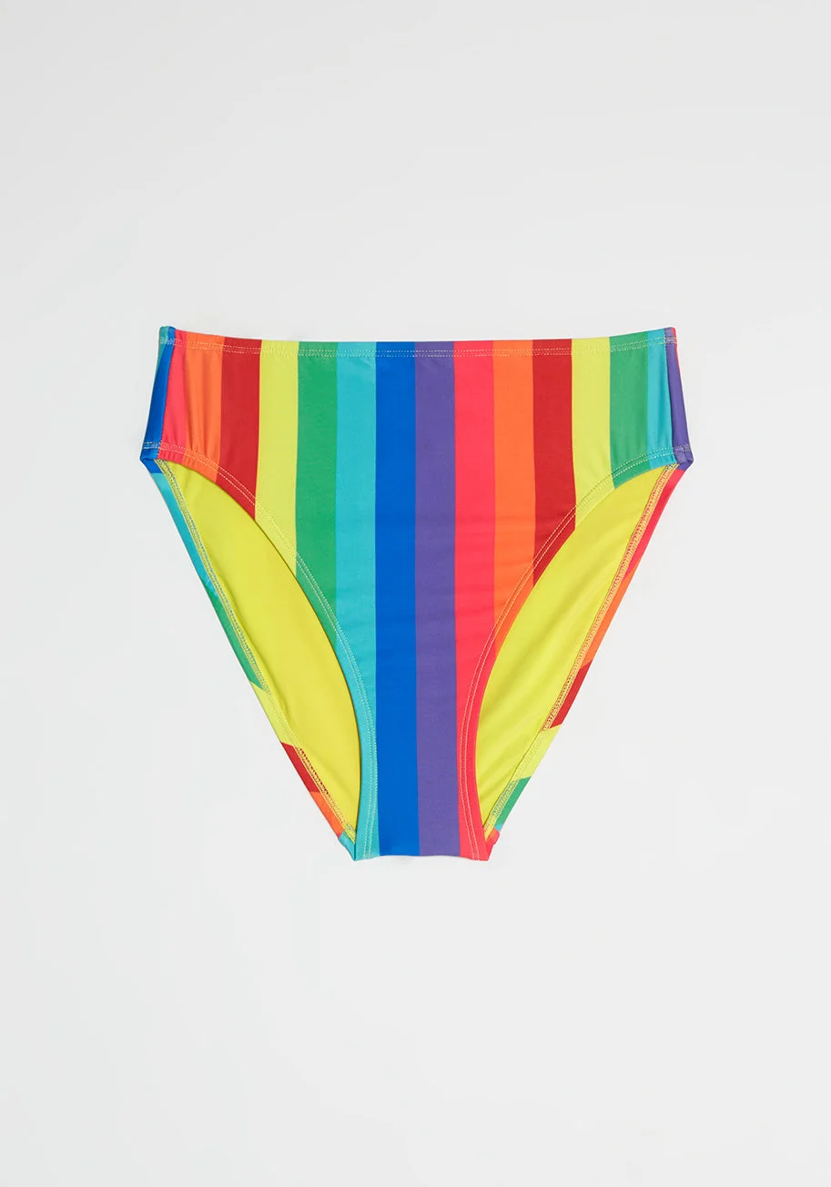 The Franky High-Waisted Bikini Bottom