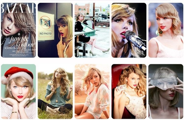 Taylor Swift Stickers set of 10