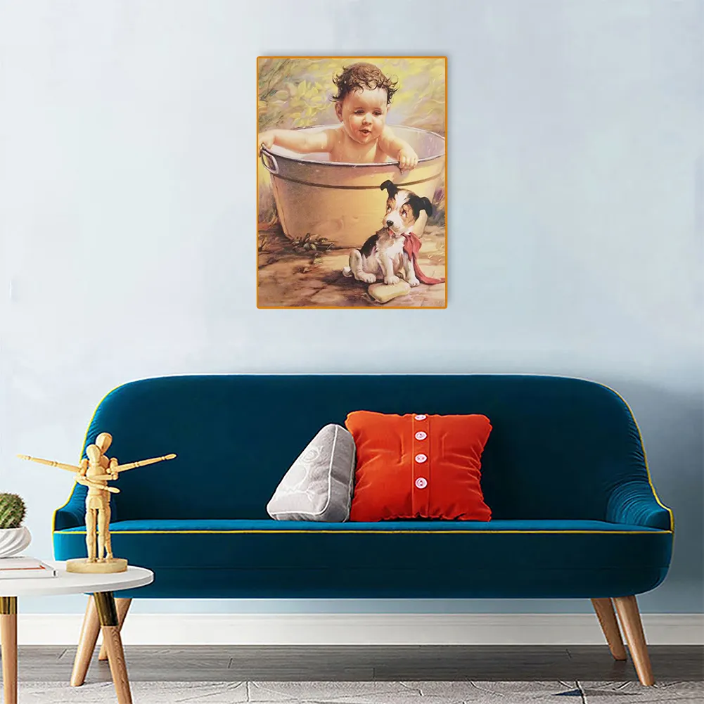 Full Round Diamond Painting 30*40cm - Baby