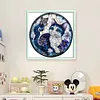 Cat And Butterfly-11CT Stamped Cross Stitch 40*40cm/15.75*15.75in tapestrymarket
