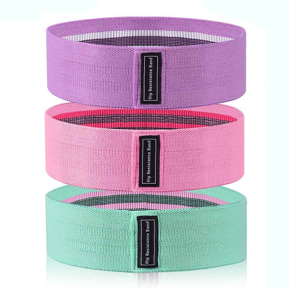 

3x Fitness Elastic Bands Pilates Workout Yoga Strength Resistance Circles, 501 Original