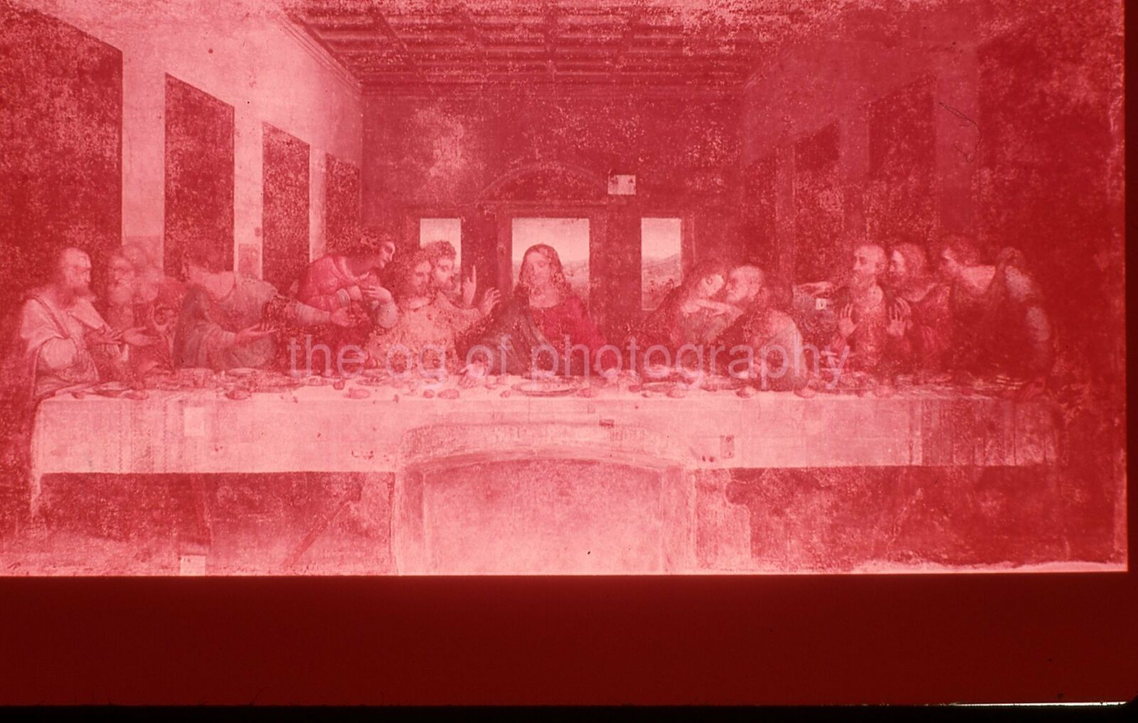 LEONARDO DA VINCI The Last Supper 35mm FOUND SLIDE Transparency Photo Poster painting 012 T 10 O