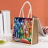 DIY Diamond Painting Linen Tote Bag