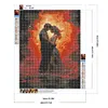 uk.everydayedeals Diamond Painting - Full Round - Sea of Fire Couple(40*50cm)
