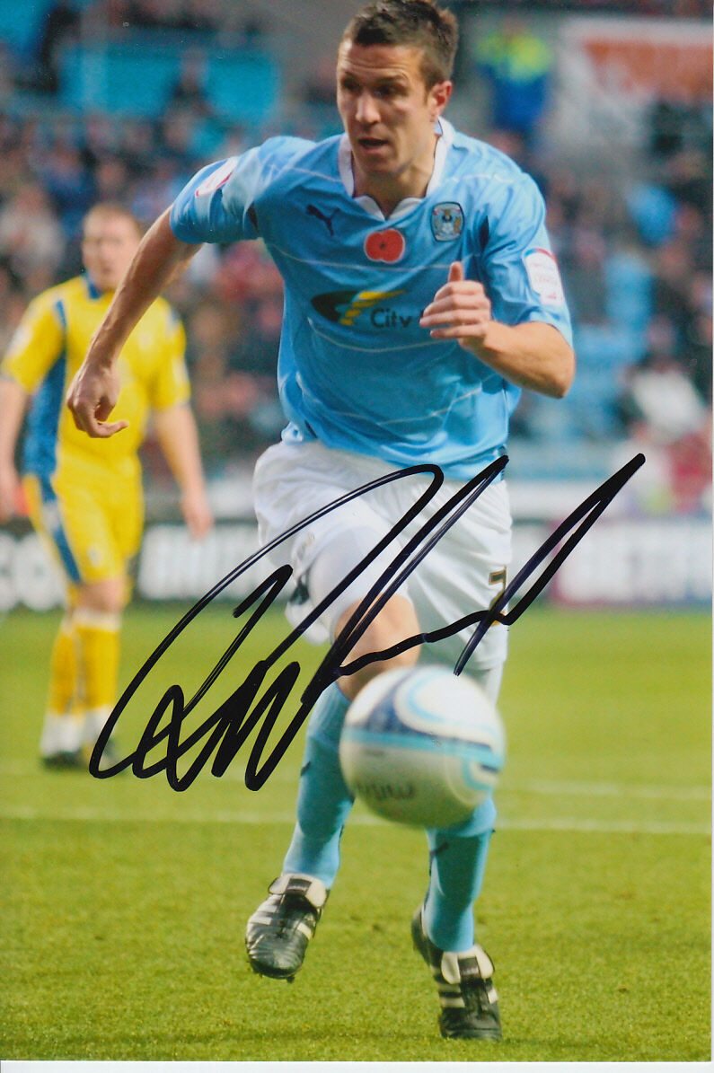 COVENTRY CITY HAND SIGNED RICHARD WOOD 6X4 Photo Poster painting 1.