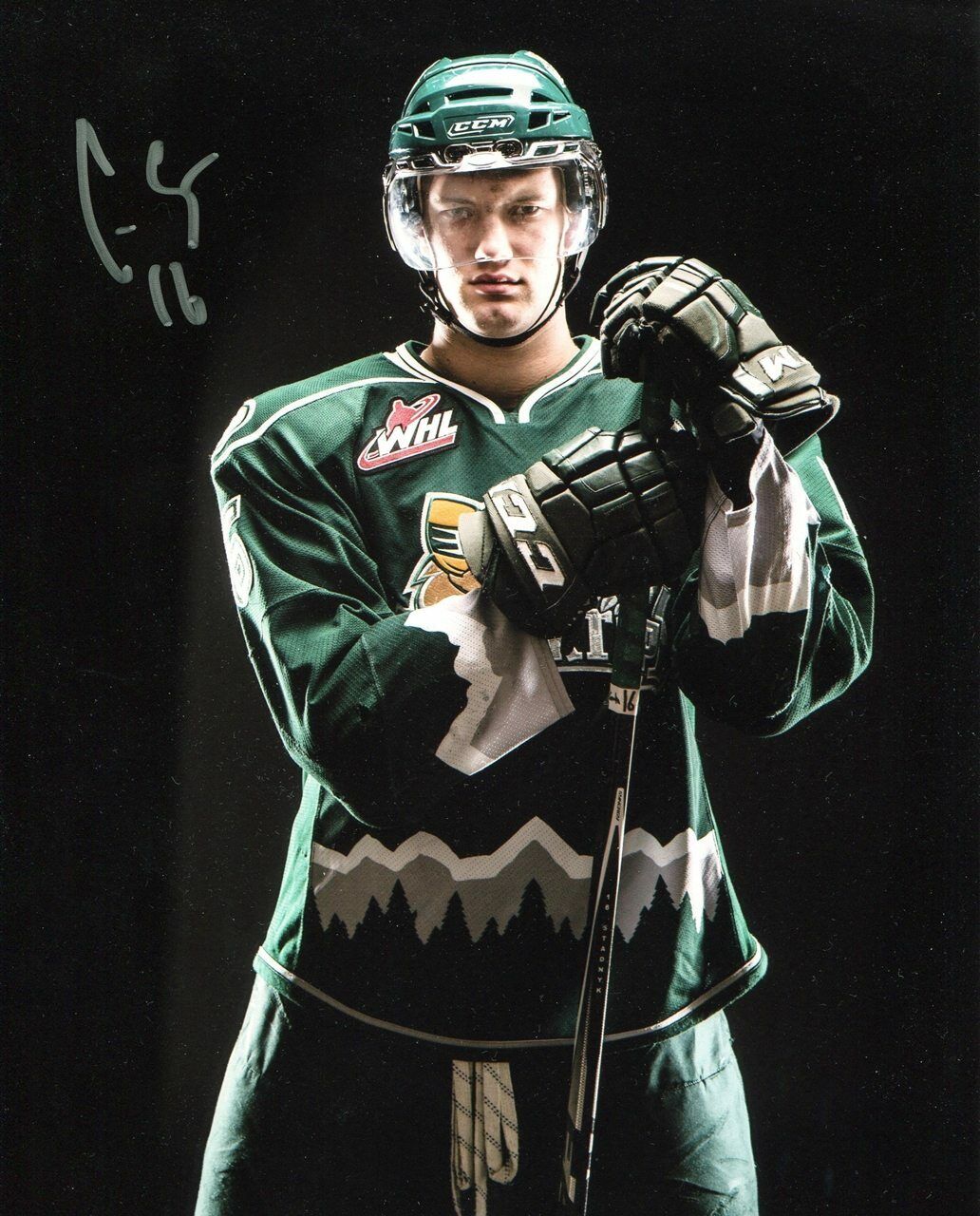 Carson Stadnyk Everett Silvertips Autographed 8x10 Photo Poster painting CFS COA