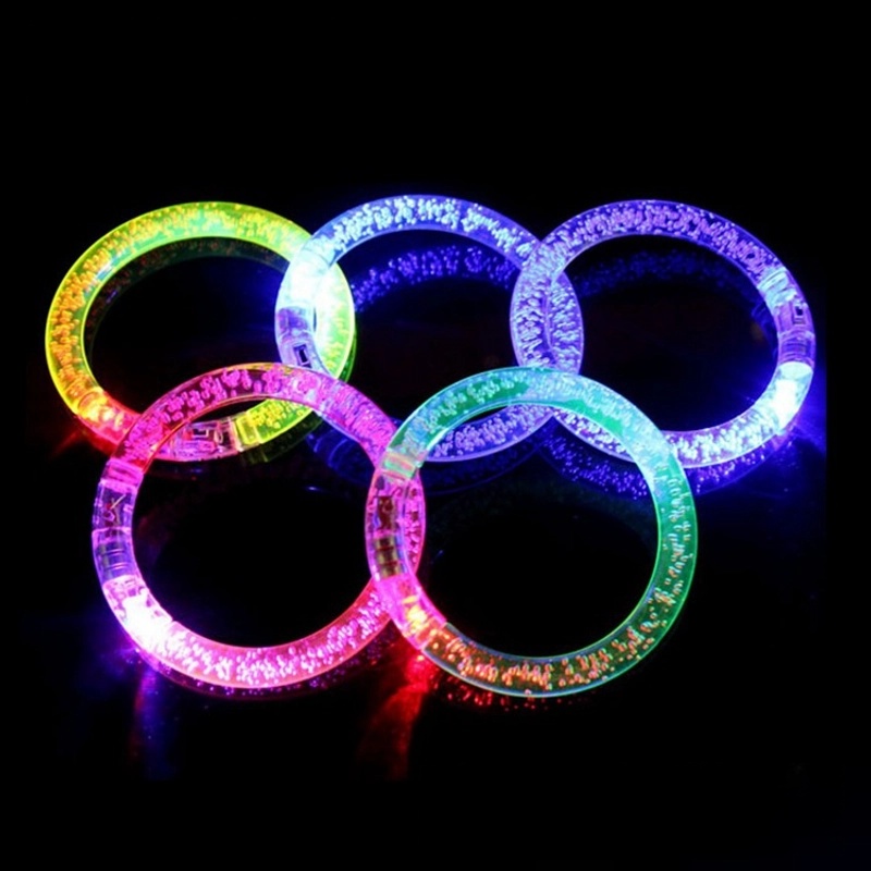 Luminous Bangle Acrylic Bangle Flash Colorful Bracelet Toy