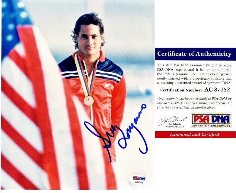 Greg Louganis Signed Olympic Diver 8x10 inch Photo Poster painting - Gold Medalist - PSA/DNA COA