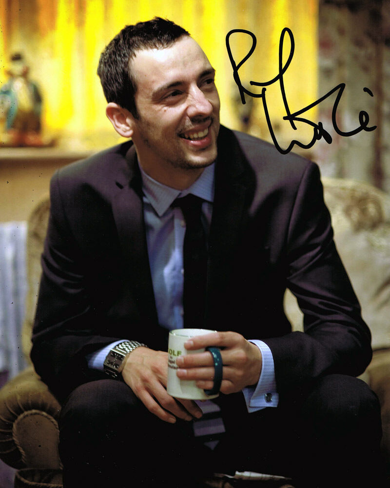 Ralf Little SIGNED Autograph 10x8 Photo Poster painting AFTAL The Royle Family & Two Pints Star