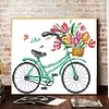 Romantic Bike - 14CT Stamped Cross Stitch 27*21cm/10.63*8.27in(Brand) tapestrymarket