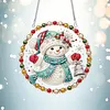 XMAS DIY Acrylic Special Shape Diamond Painting Hanging Pendant Hanging Kit