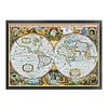 (Big Size) World Map - 11CT Stamped Cross Stitch 90*66cm/35.43*25.98in(Brand)