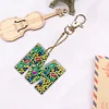 >SALE<DIY Pocket Mirror Handmade Gem Keychains Letters Lady Bag Pendant 60x70mm (M)