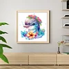 Dolphin - 18CT Stamped Cross Stitch 20*20cm