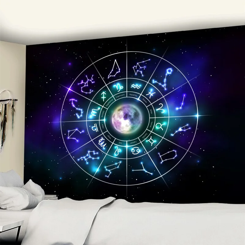 Nigikala Moon Tarot wall tapestry Mandala tapestry home decoration tapestry psychedelic hippies free delivery wall hanging