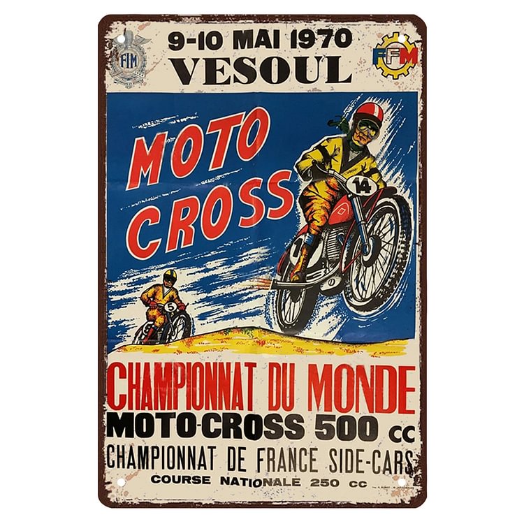 TT Isle Of Man Motorcycle Races - Vintage Tin Signs/Wooden Signs - 20*30cm/30*40cm