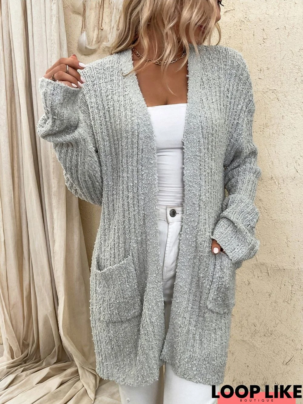 Casual Long Sleeve Outwear Cardigan