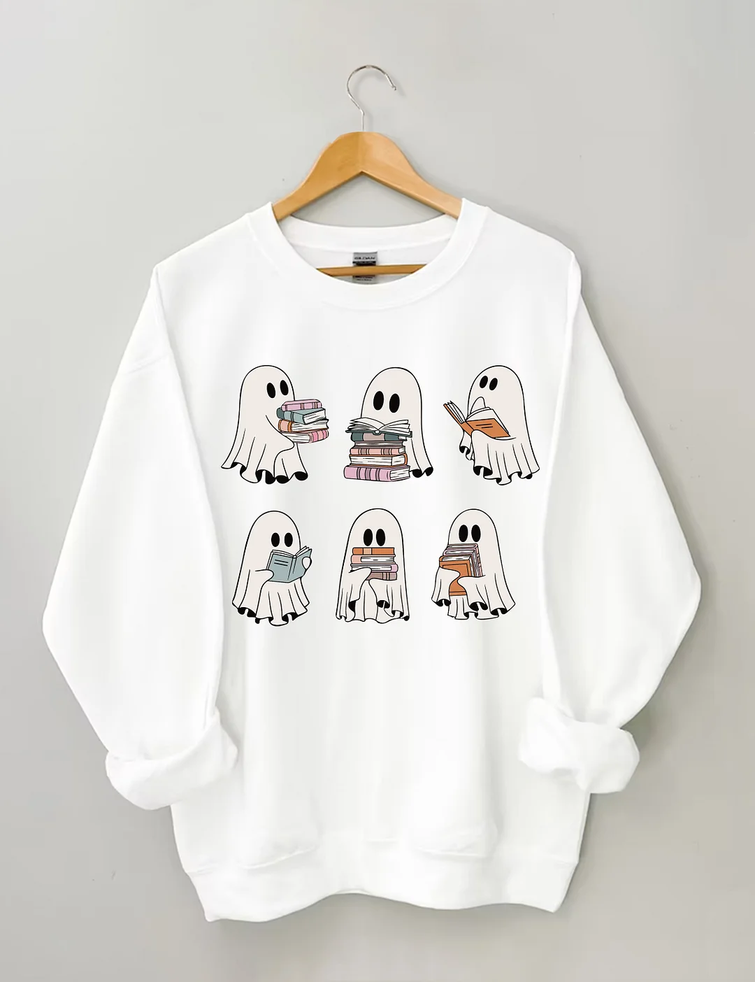 Ghost Reading Sweatshirt