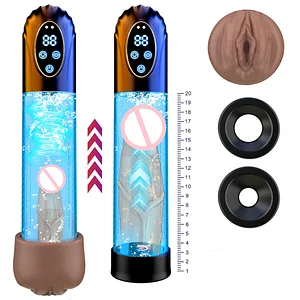 Penis Pump Masturbator Male Penis Trainer With 6 Suction Levels