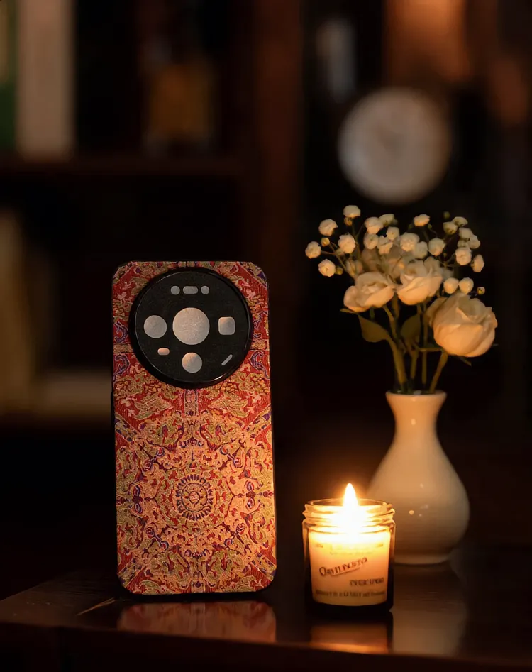 Beige Floral Song Jin Custom Phone Case | Soft Balance & Calm (Fits All Models)