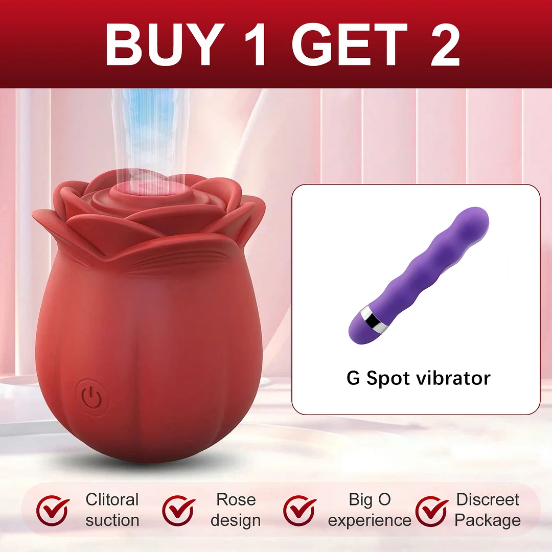 Rose Sucking Clitoris Sucker Sucking Vibrator