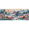 Scenery-11CT Stamped Cross Stitch 193*73cm (Big Size)