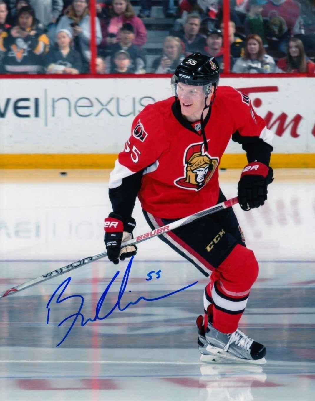 BUDDY ROBINSON autographed SIGNED OTTAWA SENATORS 8X10 Photo Poster painting